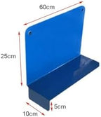 exproyzk 5pcs Heavy Duty Metal Shelf Dividers, Cold Rolled Steel Partition with Rounded Edges, Multi-Size Storage Organizer for Home, Office, Warehouse(60x25x10x5cm)
