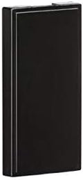 Knightsbridge Pack of 10 - Half Blanking Modules (25 x 50mm) - Black