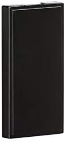 Knightsbridge Pack of 10 - Half Blanking Modules (25 x 50mm) - Black