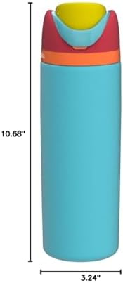 Owala FreeSip Insulated Stainless Steel Water Bottle with Straw, BPA-Free Sports Water Bottle, Great for Travel, 24 Oz, Summer Sweetness