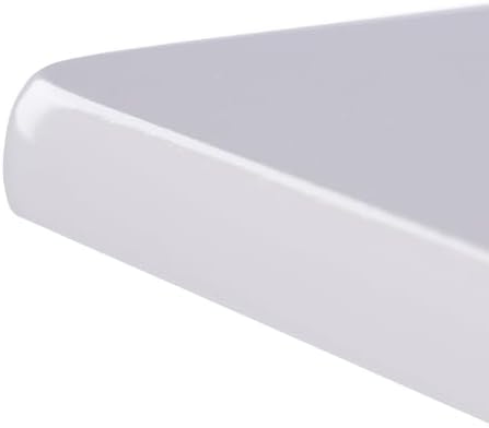 Winsome Alex Set of 2 Foldable Snack Tables, White | Easy to Store Small Portable Fold Up Table Set for Kitchen, Living Room TV Dining, Crafts, Puzzles, Work From Home
