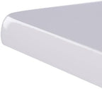 Winsome Alex Set of 2 Foldable Snack Tables, White | Easy to Store Small Portable Fold Up Table Set for Kitchen, Living Room TV Dining, Crafts, Puzzles, Work From Home