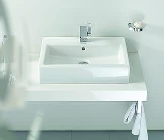 Duravit Vero Wall-Mount Three-Hole Sink White