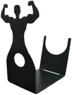 Handsome Men's Wine Bottle Holder, Single Bottle Tabletop Display Rack, Stylish Black Metal Wine Bottle Storage Rack, Suitable for Home Bars and Kitchens, and Also Makes a Great Gift.