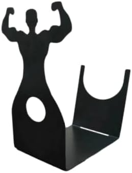 Handsome Men's Wine Bottle Holder, Single Bottle Tabletop Display Rack, Stylish Black Metal Wine Bottle Storage Rack, Suitable for Home Bars and Kitchens, and Also Makes a Great Gift.