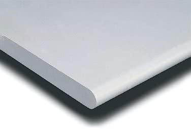 30 x 72 in. Plastic Safety Edge Bench Top, Gray