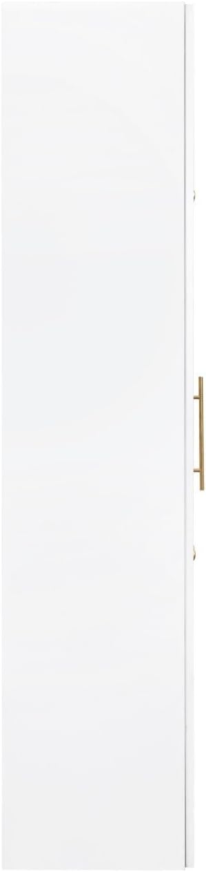 Kitchen Pantry Cabinet with Pull-Out Storage Shelves - Versatile 4-Door Organizer for Kitchen, Dining Room, and More (70.87" H x 43.31" W x 15.75" D), White