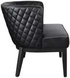 Boss Office Products Black Boss Office Ava Quilted Guest, Accent Or Dining Chair, 29" d x 25.5" w x 28" h (B529QBK-BK)
