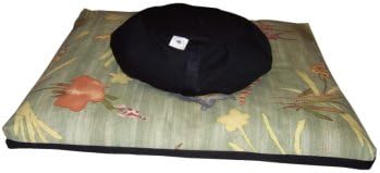 Zafu Yoga Sitting Meditation Cushion - Buckwheat Filling