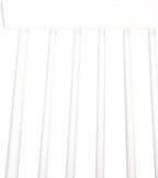 SAFAVIEH Home Collection Burris Farmhouse White/Natural Spindle Back Living Room Dining Room Bedroom Office Foyer Side Chair
