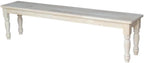 International Concepts BE-72S Shaker Style Bench, Unfinished