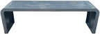 Patio Benches for Outdoors Full Iron Bench Park Chair Outdoor Courtyard Stainless Steel Leisure Seat Shopping Mall Rest Row Garden Benches for Outdoors