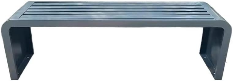 Patio Benches for Outdoors Full Iron Bench Park Chair Outdoor Courtyard Stainless Steel Leisure Seat Shopping Mall Rest Row Garden Benches for Outdoors