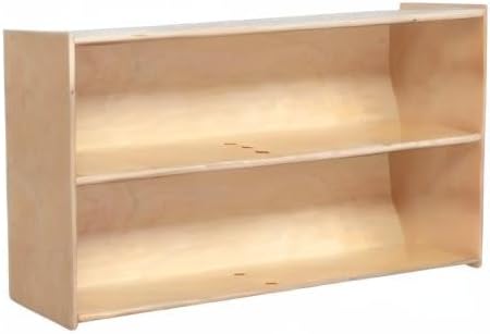 Contender 2 Shelf Horizontal Bookcase (48" Width) |Montessori Shelf - Toy Storage Organizer, Arts, Crafts & Supplies Storage Unit | for Home, Office, Classroom, Daycare