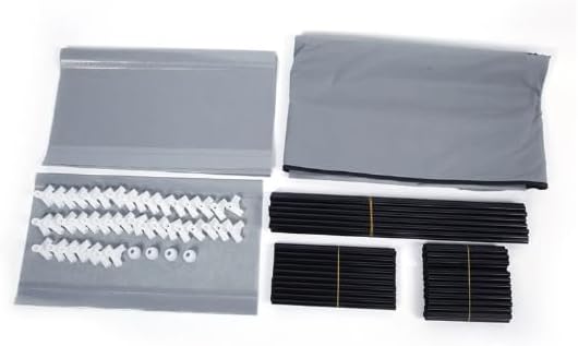 Non-Woven Fabric Shoe Rack, Black, 10-Layer 9 Lattice, Space-Saving, Portable Storage Organizer