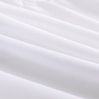 TSUTOMI Bed Skirt Queen Size Ruffled Bed Skirt with Split Corners, 14 Inch Drop Dust Ruffle Bed Skirts with Platform, Gathered Style, 100% Microfiber, White