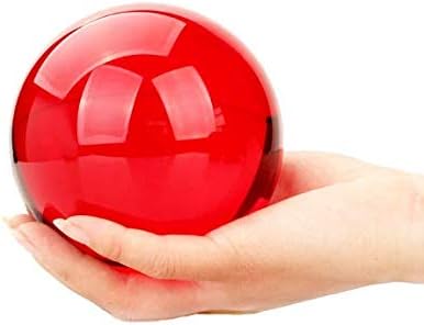CHENGXINWENHUA Crystal Ball 80mm（3inch） lensball Photography,Fortune Teller,Family Decorative,Feng Shui,Witchcraft,Witch Home Decor,Halloween Decor Healing,Gift