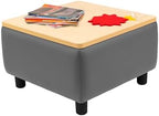 FDP Kid Comfort Collective Modular End Table - Gray/Maple Grain