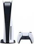Play.Station 5 Disc Version PS.5 Console - Includes Charging Dock - 4K-TV Gaming, 16GB GDDR6 RAM, 8K Output, WiFi 6. Ultra-High_Speed 825GB SSD (Renewed)
