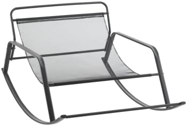 White Glider Rocking Chair for Nursery, Bonded Leather Upholstered Recliner with Extra Wide Seat, Modern Accent Lounge Armchair for Living Room Bedroom