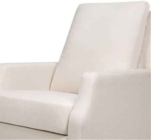 Namesake Crewe Glider Recliner Nursery Chair - GREENGUARD Gold & Certi-PUR US Certified Rocker Recliner - Glider Rocking Chair for Nursery & Living Room - Manual, 360° Swivel, Performance Cream