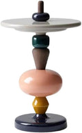 Fashionable and Creative Side Table, Mini Leisure Drink Table, Round Accent Table, Suitable for Living Rooms, Bedrooms and Balconies