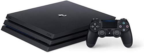 Sony PlayStation 4 Pro 1TB Two Controller Bundle: PlayStation 4 1TB Pro Console Jet Black, 2 DUALSHOCK 4 Wireless Controllers (Renewed)
