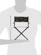 Design Toscano Hollywood Movie Director's Chair Home Theater Decor Statue, 10 Inch, Metalware, Rust