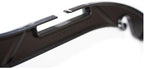 NAHANCO 2505HU Middle Heavy Weight Plastic Shirt Hanger, 17", Black with Chrome Hook (Pack of 50), Made in USA