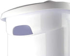 Sterilite Ultra Wheeled Laundry Hamper with Lid, Handle and Wheels for Easy Rolling of Clothes to and from the Laundry Room, Plastic, White, 1-Pack