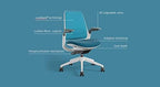 Steelcase Series 1 Work Chair Office Chair - Concord, Hard Floor Casters