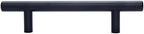 Amazon Basics Euro Bar Cabinet Handles, Drawer Pulls, 5.38-inch Length, 3-inch Hole Center, 1/2-inch Diameter, Matte Black, 20-Pack, AB1500-FB-10