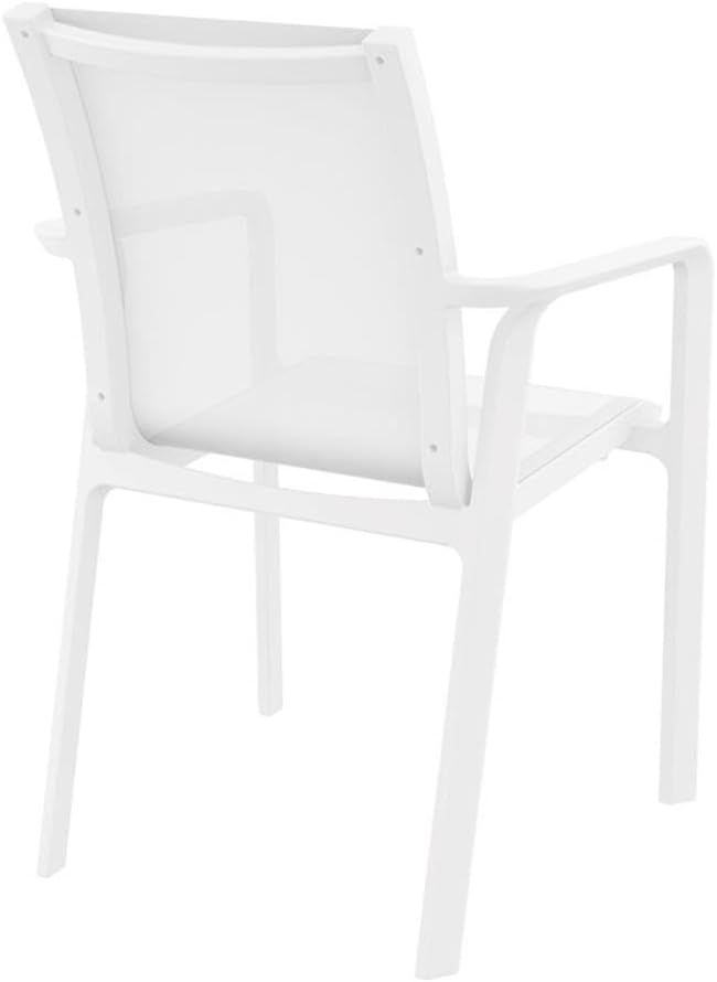 Compamia Pacific Sling Arm Chair in White