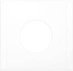(100) Archival Quality Acid-Free Heavyweight Paper Inner Sleeves for 7" Vinyl Records #07IW