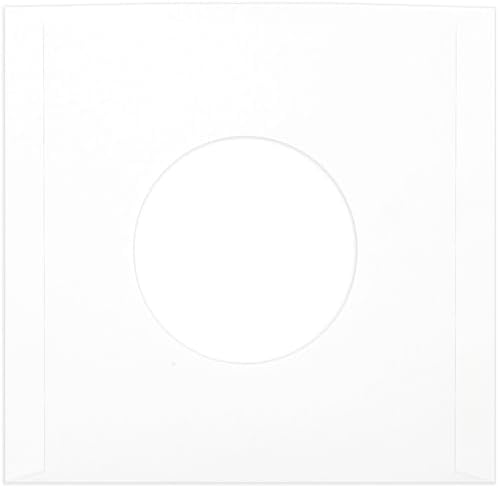 (100) Archival Quality Acid-Free Heavyweight Paper Inner Sleeves for 7" Vinyl Records #07IW