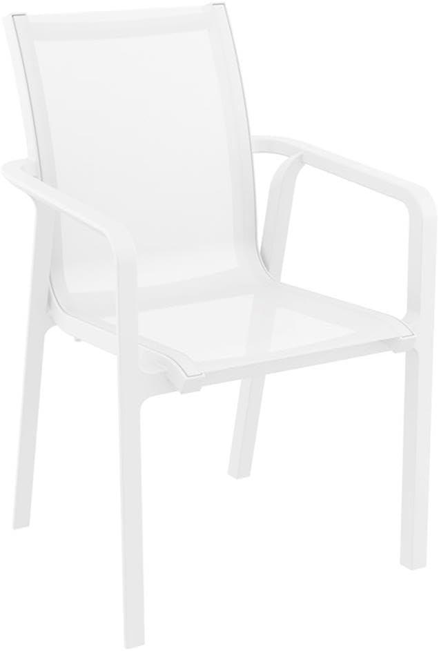 Compamia Pacific Sling Arm Chair in White