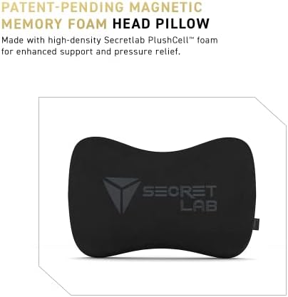 Secretlab Titan Evo Dark Knight Gaming Chair - Reclining, Ergonomic, Comfortable Computer Chair with 4D Armrests, Headrest & Lumbar Support - Regular - Black - Leatherette
