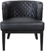 Boss Office Products Black Boss Office Ava Quilted Guest, Accent Or Dining Chair, 29" d x 25.5" w x 28" h (B529QBK-BK)