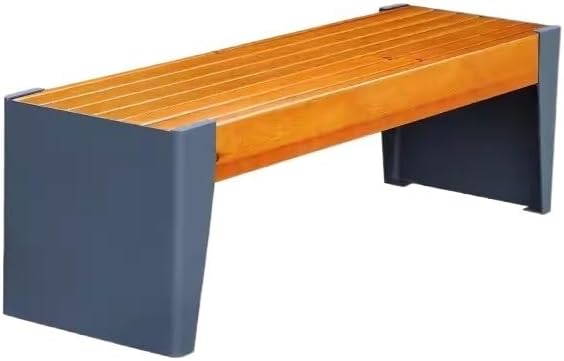 Patio Benches for Outdoors Outdoor Backrest Bench Leisure Double Square Community Open-air Public Seat Garden Benches for Outdoors