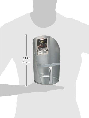 Little Giant 4-Quart Galvanized Feed Scoop (Pack of 2)