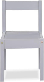 Olive & Opie Gibson 3-Piece Dry Erase Kids Table & Chair Set, Gray