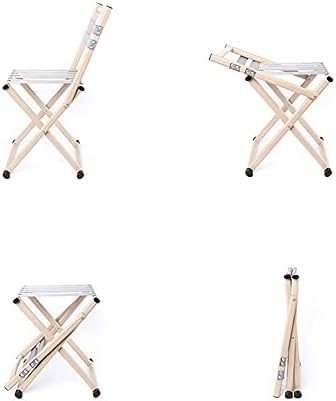 Portable Folding Back Chair Durable Metal Material Long Lasting Household Use Green Color(Green)