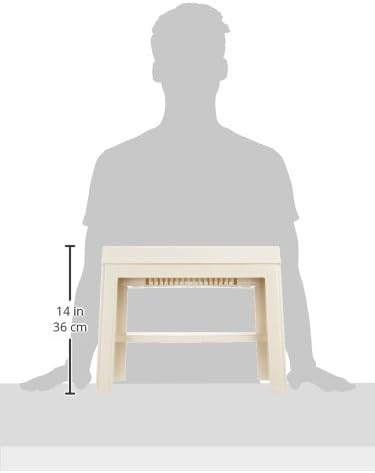 Like-IT Shoe Storage, Entrance Bench, Approx. Width 17.9 x Depth 10.6 x Height 14.0 inches (45.5 x 27 x 35.5 cm), Ivory Made in Japan
