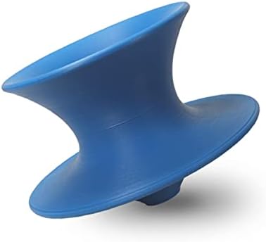 360 Swivel Gyro Chair for Kids, Rotating Sensory Balance Seat, Heavy Duty PE Rubber Tumbler Toy, Indoor Outdoor Play Equipment, Light Grey, 220 Lbs Capacity