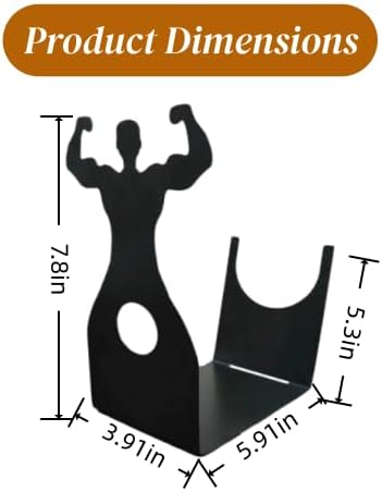 Handsome Men's Wine Bottle Holder, Single Bottle Tabletop Display Rack, Stylish Black Metal Wine Bottle Storage Rack, Suitable for Home Bars and Kitchens, and Also Makes a Great Gift.