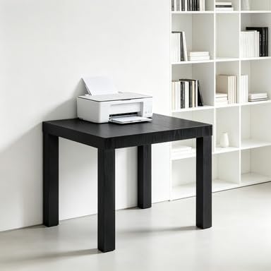 Classic Black Oak End Table for Home Furniture | This classic black oak end table brings timeless style to any home. Compact size fits beside sofas or as a nightstand.