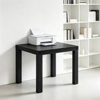 Classic Black Oak End Table for Home Furniture | This classic black oak end table brings timeless style to any home. Compact size fits beside sofas or as a nightstand.