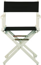 Casual Home 18" Director's Chair White Frame with Royal Blue Canvas