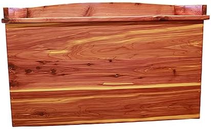 40" real wood cedar chest, hope and blanket box, storage for wool clothes, hunting clothes, baby items to be saved in tis chest