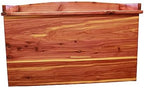 40" real wood cedar chest, hope and blanket box, storage for wool clothes, hunting clothes, baby items to be saved in tis chest